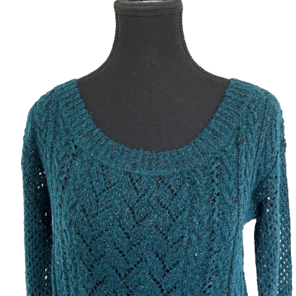Vintage Armani Exchange Sweater - Green. Size XS-S